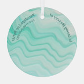 V2 Aquawaden Memorial Keepake Suncatcher Ornament Aus Glas (Rückseite)