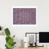 V2 High Energy Color Theraphy Jewel Print Poster (Heimbüro)