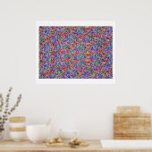 V2 High Energy Color Theraphy Jewel Print Poster (Küche)