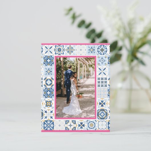 V2Custom Brautparty Foto Card Susan 4.25x5.5" Einladung (Stehend Vorderseite)