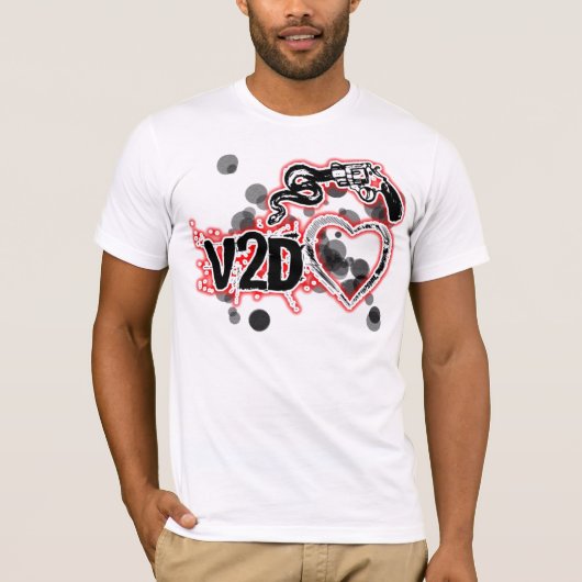 v2dheart T-Shirt (Vorderseite)