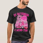 V2DJ Schulbusfahrer Leopard Brustkrebs T-Shirt (Vorderseite)