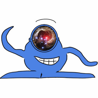 V838 Monocerotis herausgeschnitten Freistehende Fotoskulptur