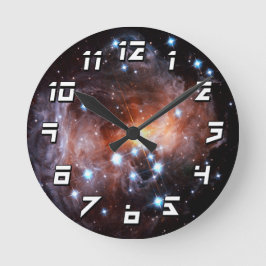 V838 Monocerotis Red Supergiant Star Hubble Foto Runde Wanduhr