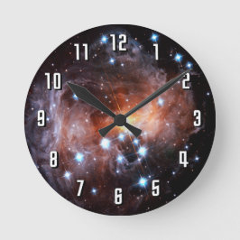 V838 Monocerotis Red Supergiant Star Hubble Foto Runde Wanduhr