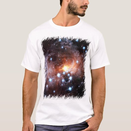V838 Monocerotis Red Supergiant Star Hubble Foto T-Shirt (Vorderseite)
