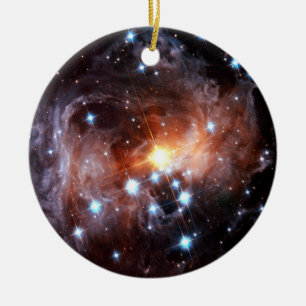 V838 Monocerotis Rote Überriesenstern Hubble-Foto Keramikornament