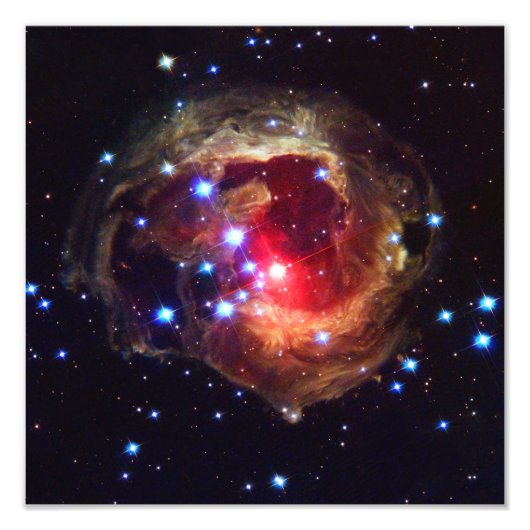 V838 Monocerotis Star (Hubble Telescope) Fotodruck (Vorne)