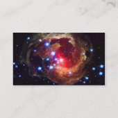 V838 Monocerotis Stern (Hubble Teleskop) Visitenkarte (Rückseite)