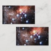 V838 Monocerotis Stern NASA Visitenkarte (Vorne/Hinten)