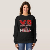 V8 Car Tuning Cylinder Workshop The Voice of Light Sweatshirt (Vorne ganz)