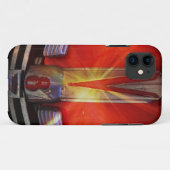 V8-Chrom-Emblem auf Hotrod Case-Mate iPhone Hülle (Rückseite (Horizontal))