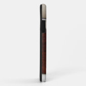 V8-Chrom-Emblem-Leder und Holz Case-Mate iPhone Hülle (Hinten/Rechts)