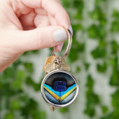 V8-Emblem-Kunst Schlüsselanhänger (Hand)