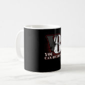 V8 Engine Shirt Auto Displacement You Can Hear It Kaffeetasse (Vorderseite Links)