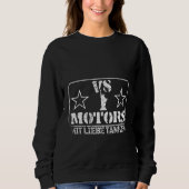 V8 engine, US car, driver machine mechanic lover Sweatshirt (Vorderseite)