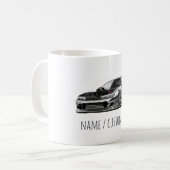V8 getauschter Nissan Silvia S14 Kouki JDM Perform Kaffeetasse (Vorderseite Links)
