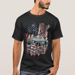 V8 Legendärer Pickup GMC 100 Amerikanischer lustig T-Shirt