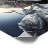 V8 Motor Poster - Perfekt (Ecke)