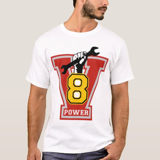 v8 T-Shirt (Vorderseite)