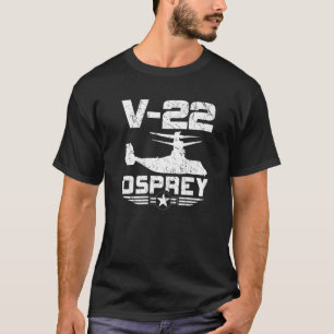 V 22 MV 22 CMV 22B Osprey SVTOL Luftfahrzeug Distr T-Shirt