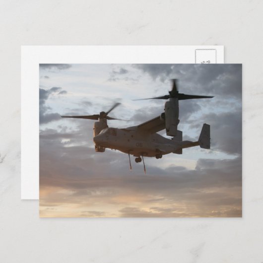 V-22 Osprey Postkarte (Vorne/Hinten)