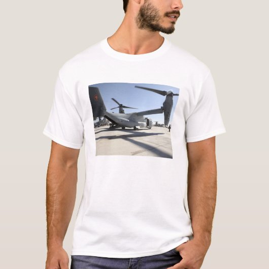 V-22 Osprey Tiltrotor Flugzeug 2 T-Shirt (Vorderseite)