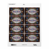 v.3 Mittelalterliche Fraktale Gold, Schwarz und Ro (Vorne)