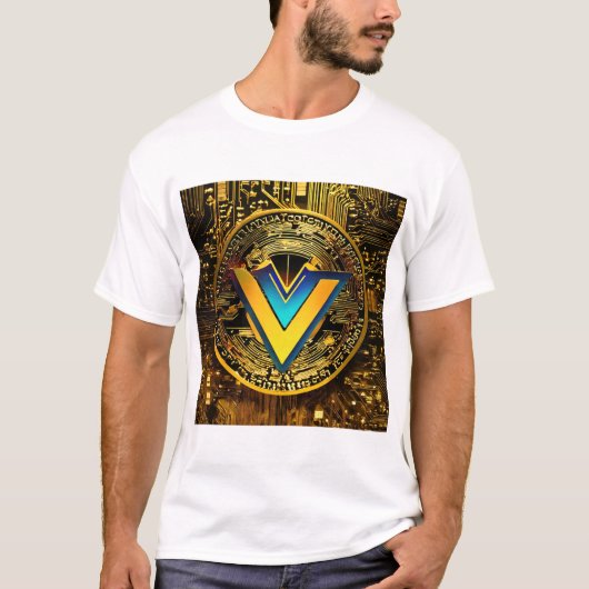 V alphabetischer Name T-Shirt (Vorderseite)
