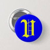 V - ALTES ENGLISCH BUTTON (Vorne & Hinten)