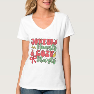 V-Ausschnitt T-Shirt