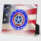 V Corps "ES WIRD GETAN" Fotoplatte (Seite)