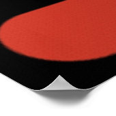 V das Logo von 1983 für Besucher Poster (Ecke)