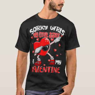 V Day Boys Kinder Sorry Mädchen meine kleine Schwe T-Shirt