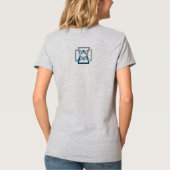V der Frauen - Hals T-Shirt (Rückseite)