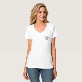V der Frauen - Hals T-Shirt