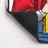 V der Papst, Tarotkarte Mousepad (Ecke)