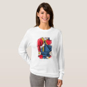 V der Papst, Tarotkarte T-Shirt (Vorne ganz)