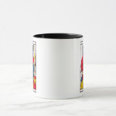 V der Papst, Tarotkarte Tasse (Zentrum)