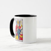 V der Papst, Tarotkarte Tasse (Vorderseite Links)