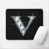 "V" Diamond Bling Mousepad (Mit Mouse)