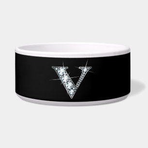 V "Diamond Bling" Pet Bowl Napf