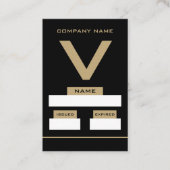 V Entwurf, Visitenkarten Visitenkarte (Vorderseite)