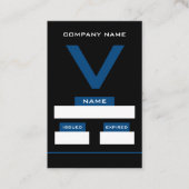 V Entwurf, Visitenkarten Visitenkarte (Vorderseite)