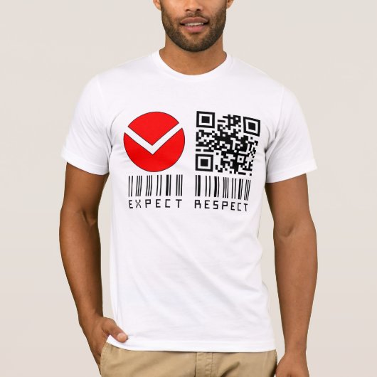 V erwarten Sie Respekt T-Shirt (Vorderseite)