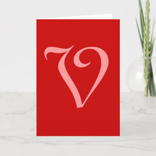 V FEIERTAGSKARTE (Vorderseite)