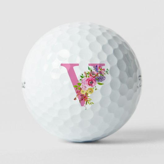 V Floral Golfball (Vorderseite)