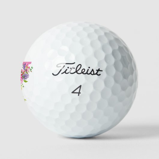 V Floral Golfball (Logo)
