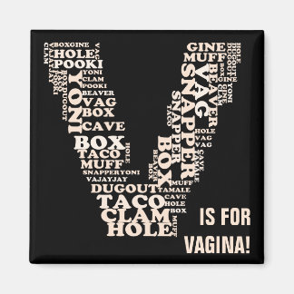 V für den Sieg der Vagina in Michigan Magnet