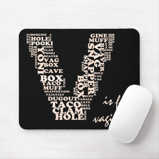 V für Vaginasieg in Michigan Mousepad (Mit Mouse)